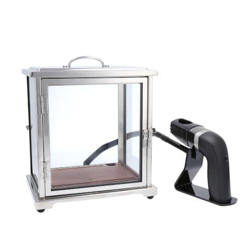 Crafthouse by Fortessa Cocktail Smoking Box with Handheld Smoker