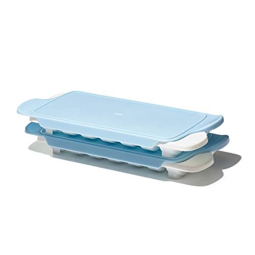 OXO Good Grips Flexible Ice Cube Tray with Lid, 2-Pack