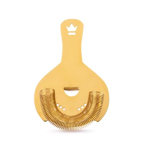 Cocktail Kingdom Koriko Hawthorne Strainer, Gold-Plated