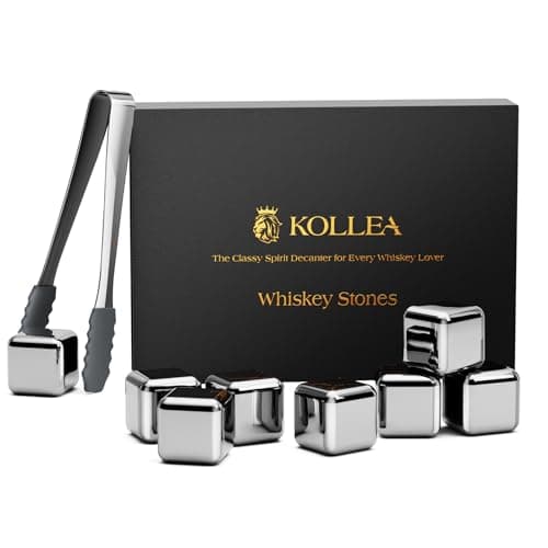 Kollea Stainless Steel Whiskey Stones, 8-Pack
