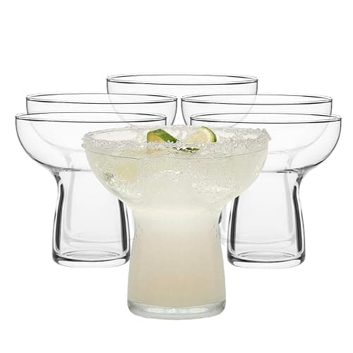 Libbey Stemless Margarita Glasses, 10.25 oz, Set of 6