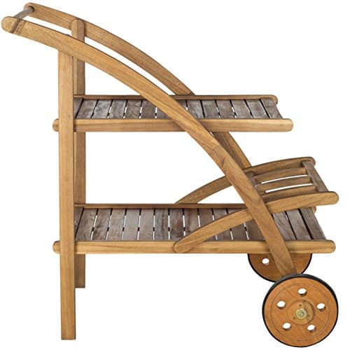 Safavieh Lodi Outdoor Wood Serving Cart, 34" (PAT7009A)